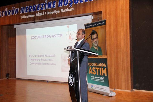 Sağlık konferanslarında çocuk astım ve alerjisi konuşuldu