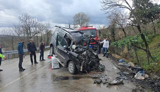 Ordu'da trafik kazası! &Ouml;l&uuml; ve yaralılar var
