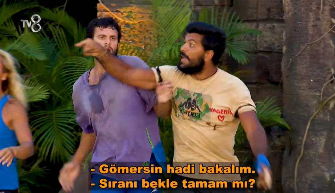 Survivor da Barış ı &ccedil;ıldırtan anlar! Seyirci ayağa kalktı: Ramazan diskalifiye mi edilecek? 1
