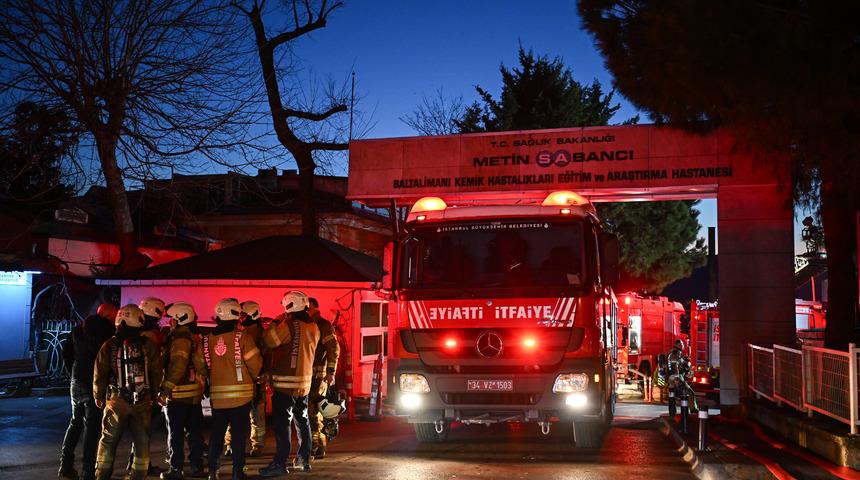 Baltalimanı Kemik Hastalıkları Eğitim ve Araştırma Hastanesi'nde yangın