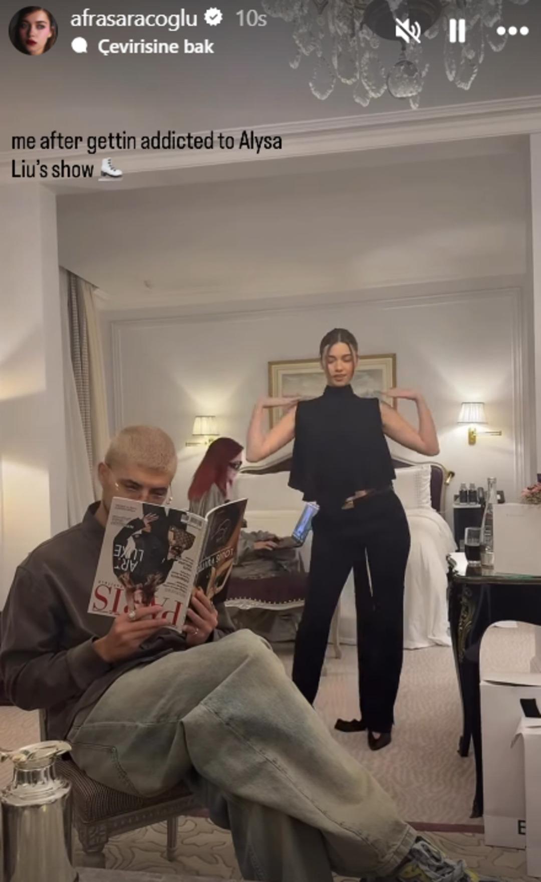 A.B.İ&rsquo;nin &Ccedil;ağla&rsquo;sı Afra Sara&ccedil;oğlu Paris i yıktı ge&ccedil;ti! İddialı se&ccedil;im 2