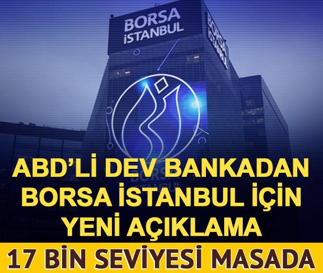 Bank of America Borsa İstanbul için 2026 hedefini açıkladı