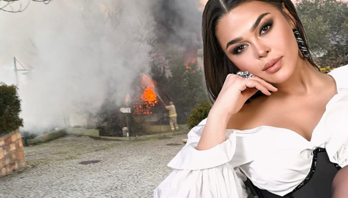 &Uuml;nl&uuml; oyuncunun evi yandı! Hastaneye kaldırıldı