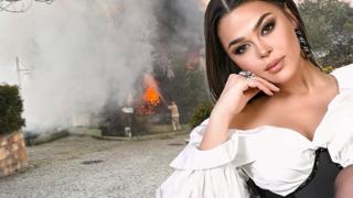 Aslıhan Karalar'ın evi yandı, hastaneye kaldırıldı! Sahura kalkmasaydık...