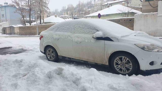 Başkale&rsquo;de kar yağışı 5