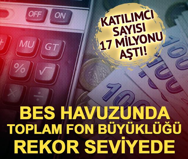 BES havuzunda toplam fon büyüklüğü 2,5 trilyon lirayı aştı