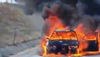 B&ouml;yle talihsizlik g&ouml;r&uuml;lmedi! Yeni aldığı ara&ccedil; saatler i&ccedil;inde yanıp hurdaya d&ouml;nd&uuml;