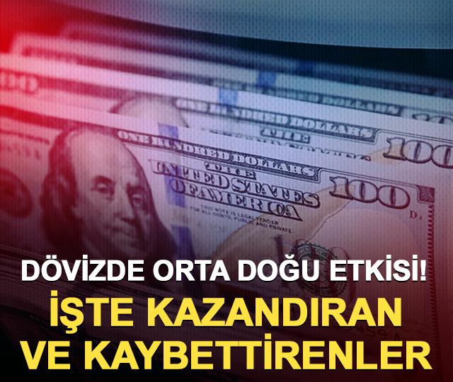 Orta Doğu'daki gerilimden etkilenen dövizde yön değişti
