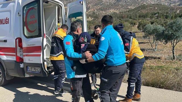 Karaman&rsquo;da kaybolan yaşlı kadın 12 saat sonra sağ salim bulundu 2