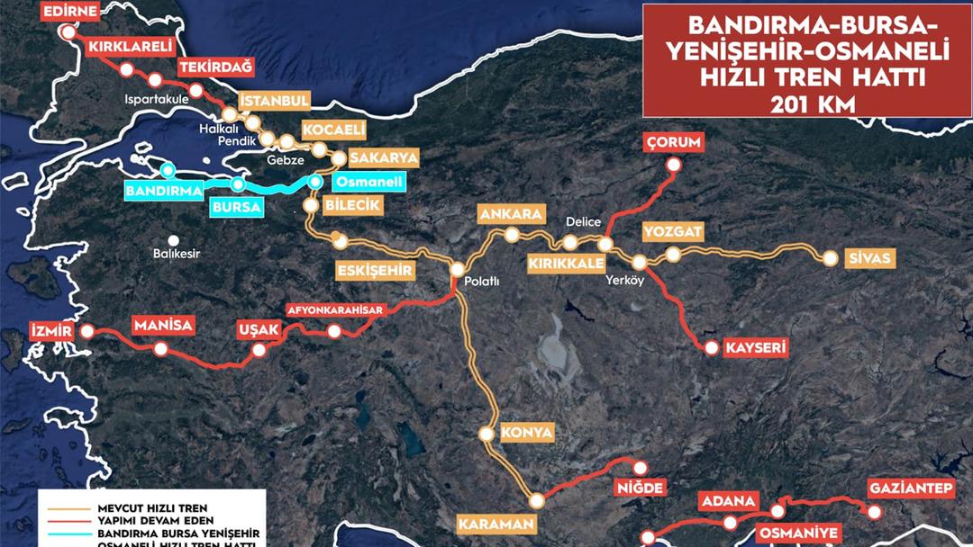 Bakan Uraloğlu duyurdu! Bursa ya y&uuml;ksek hızlı tren m&uuml;jdesi 3