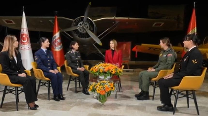 TSK'nın kadın kahramanları D&uuml;nya Kadınlar G&uuml;n&uuml;'nde hikayelerini anlattı