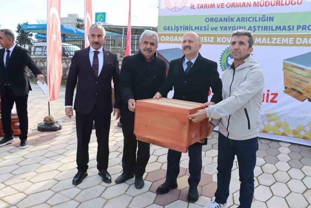 Arıcılara organik arısız 494 kovan dağıtıldı 2
