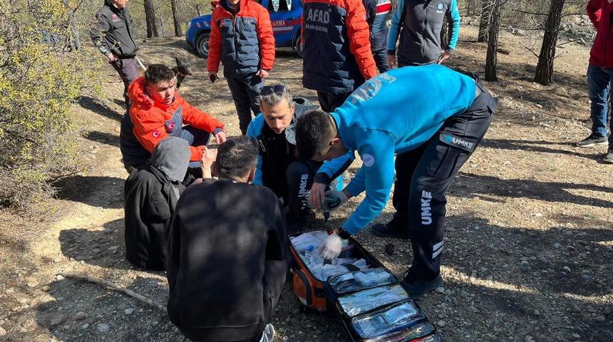 Karaman'da dağlık alanda kaybolan kadın bulundu