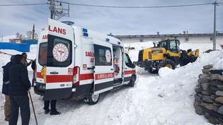 Kars'ta boynuz darbesiyle gözünden ağır yaralanan kişi ekiplerin uzun uğraşlarıyla hastaneye kaldırıldı