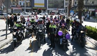 Mersin'de D&uuml;nya Kadınlar G&uuml;n&uuml;'nde bisiklet turu d&uuml;zenlendi