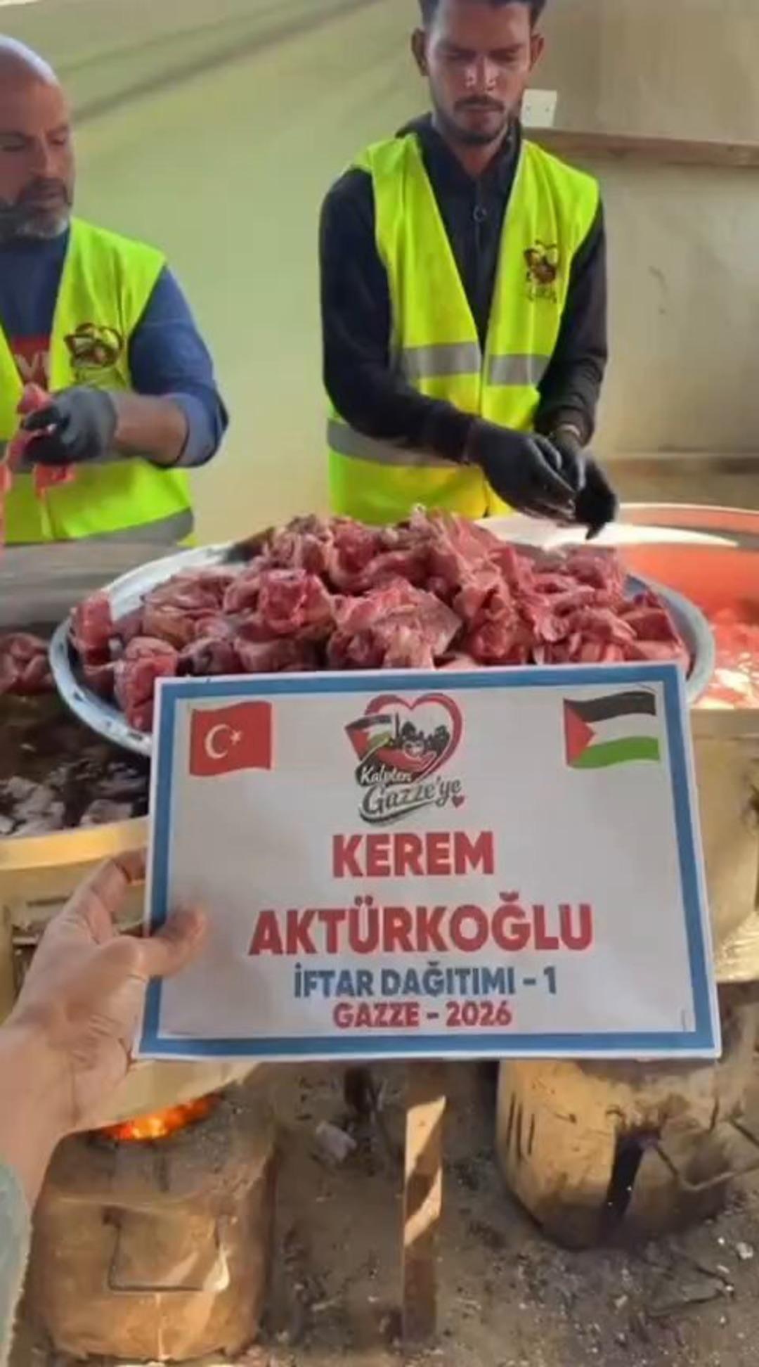 Kerem Aktürkoğlu’ndan Gazze’ye anlamlı destek! İftar sofraları kuruldu 2