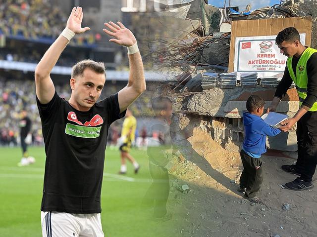 Kerem Akt&uuml;rkoğlu&rsquo;ndan Gazze&rsquo;ye anlamlı destek! İftar sofraları kurdu