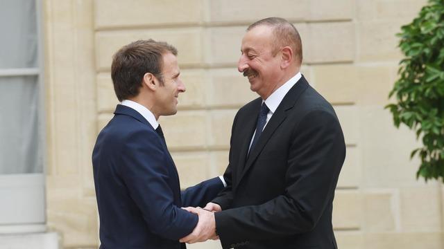 Macron'dan İlham Aliyev'e İran'dan tahliye için teşekkür