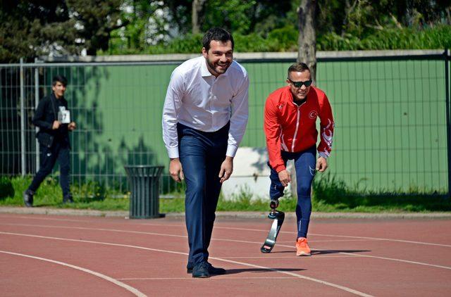 Milli Ampute atlete anlamlı destek 