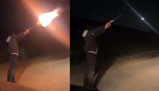 Havaya ateş ettiği anları sosyal medyada paylaşınca g&ouml;zaltına alındı