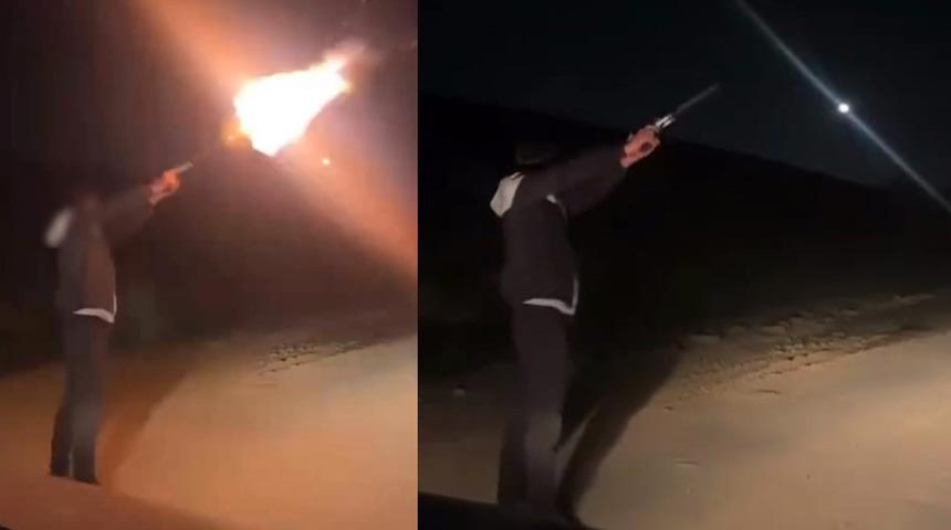 Havaya ateş ettiği anları sosyal medyada paylaşınca g&ouml;zaltına alındı