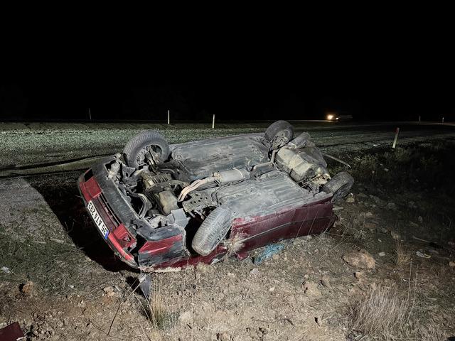 Uşak ta iki otomobilin çarpıştığı kazada 5 kişi yaralandı 2