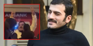 &Uuml;nl&uuml; oyuncu 8 Mart y&uuml;r&uuml;y&uuml;ş&uuml;nde olay &ccedil;ıkardı! Tepki &ccedil;eken g&ouml;r&uuml;nt&uuml;ler