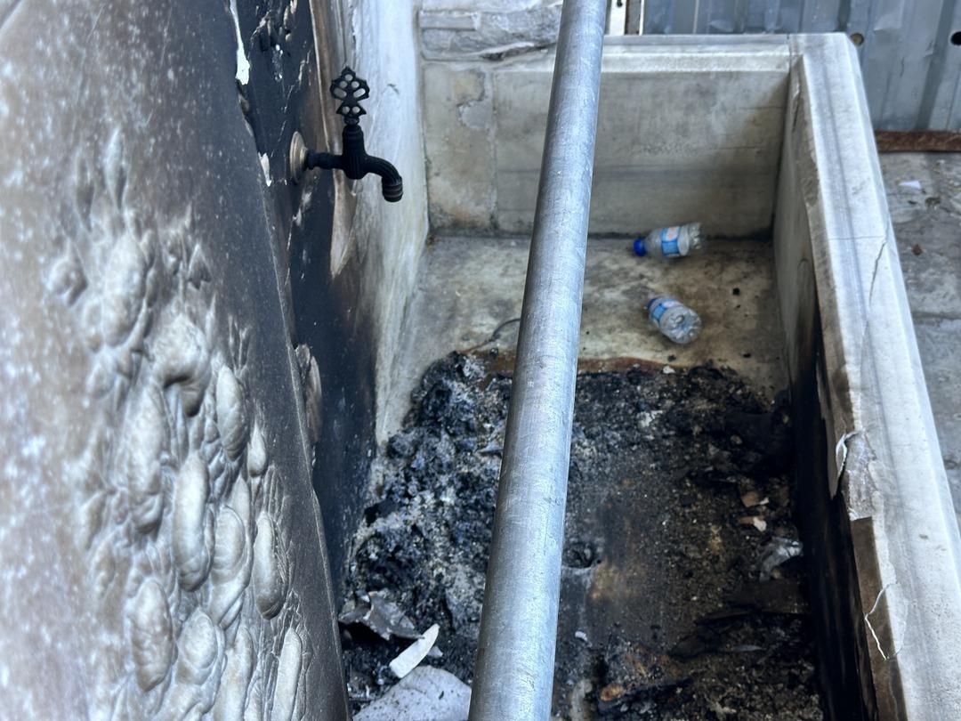 300 yıllık Tophane Çeşmesi zarar gördü 7