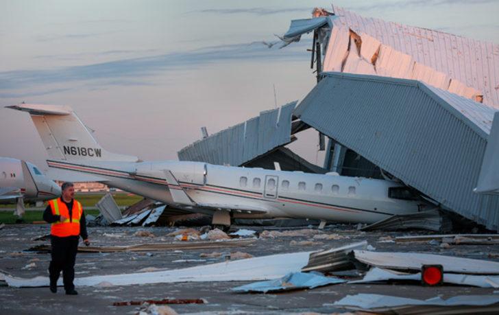 Fırtına havalimanını uçurdu!  G2