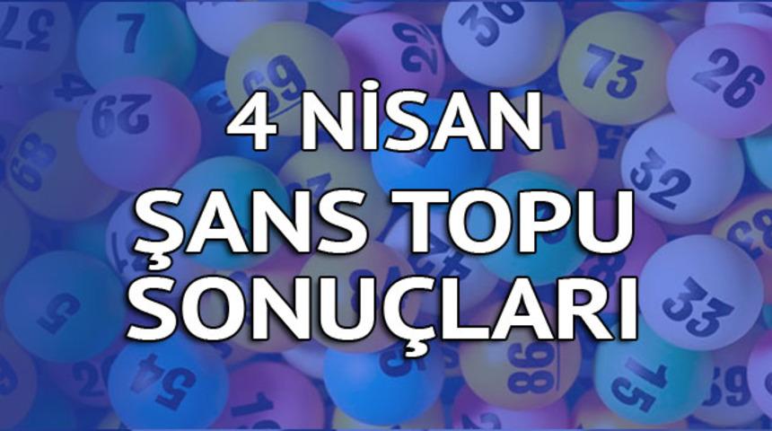 Şans Topu sonuçları 4 Nisan: Devir miktarı 1.6 milyona çıktı!