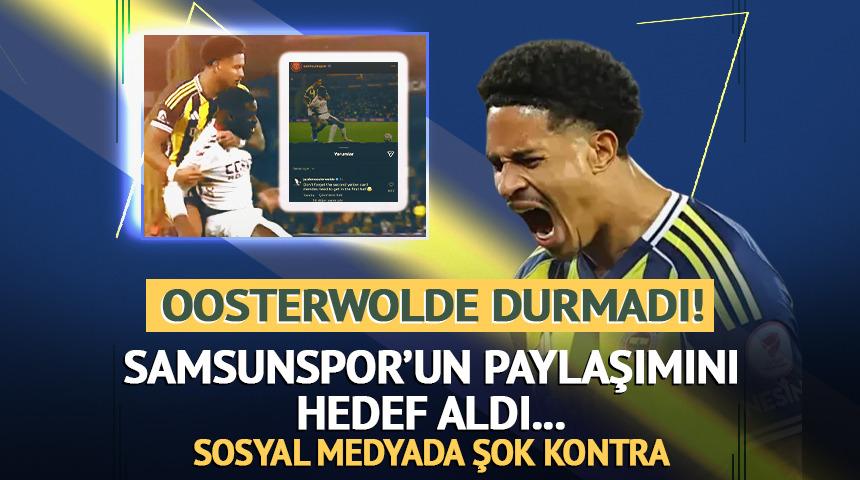 Oosterwolde&rsquo;den Samsunspor&rsquo;a şok kontra! Kart kavgası b&uuml;y&uuml;yor