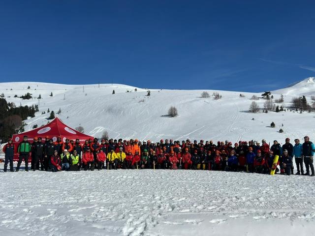 Bursa da çığ arama kurtarma tatbikatı gerçekleştirildi 7