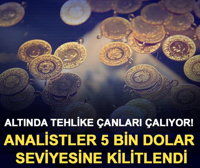 Altında tehlike çanları çalıyor! Analistler 5 bin dolar seviyesine kilitlendi