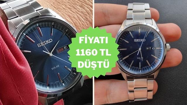 Yatırımlık bir aksesuar: Solar teknolojili Seiko saat indirimi başladı