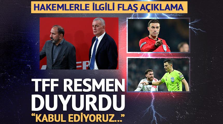 TFF'den resmi a&ccedil;ıklama! Mecnun Otyakmaz: "Hataları kabul ediyoruz"