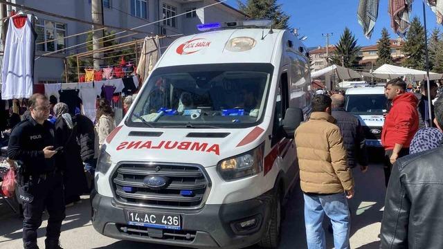 Bolu&rsquo;da pazarda iki inşaat firması yetkilileri kavga etti: 3 yaralı 3