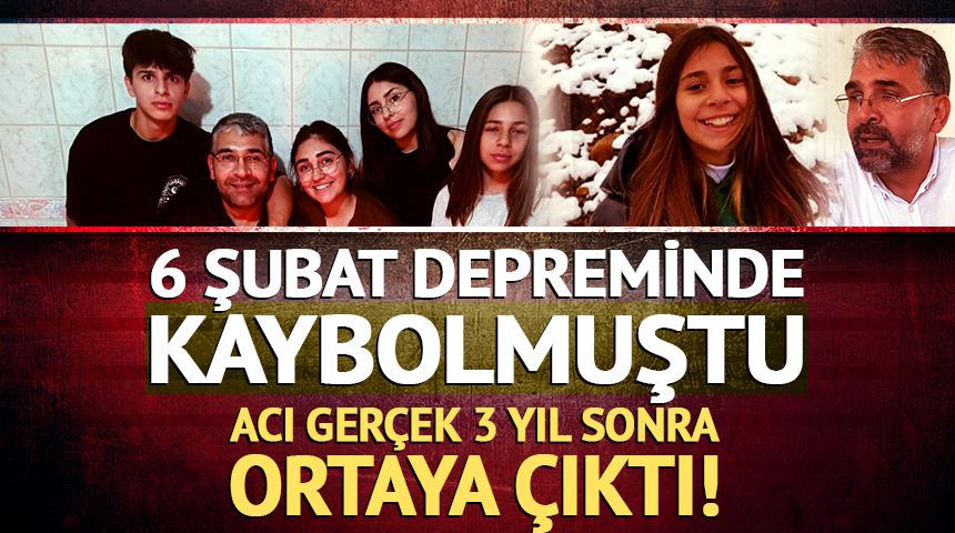 Depremde kaybolmuştu: Acı ger&ccedil;ek 3 yıl sonra ortaya &ccedil;ıktı!