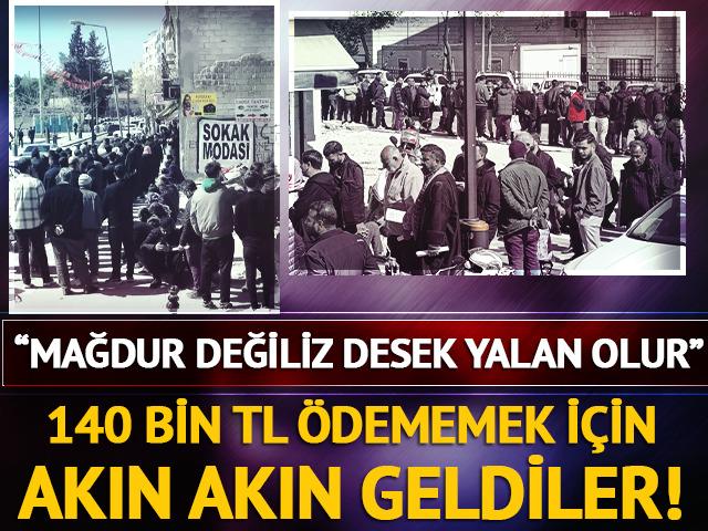 Yer: Şanlıurfa! Y&uuml;zlerce kişi 'APP' kuyruğu oluşturdu