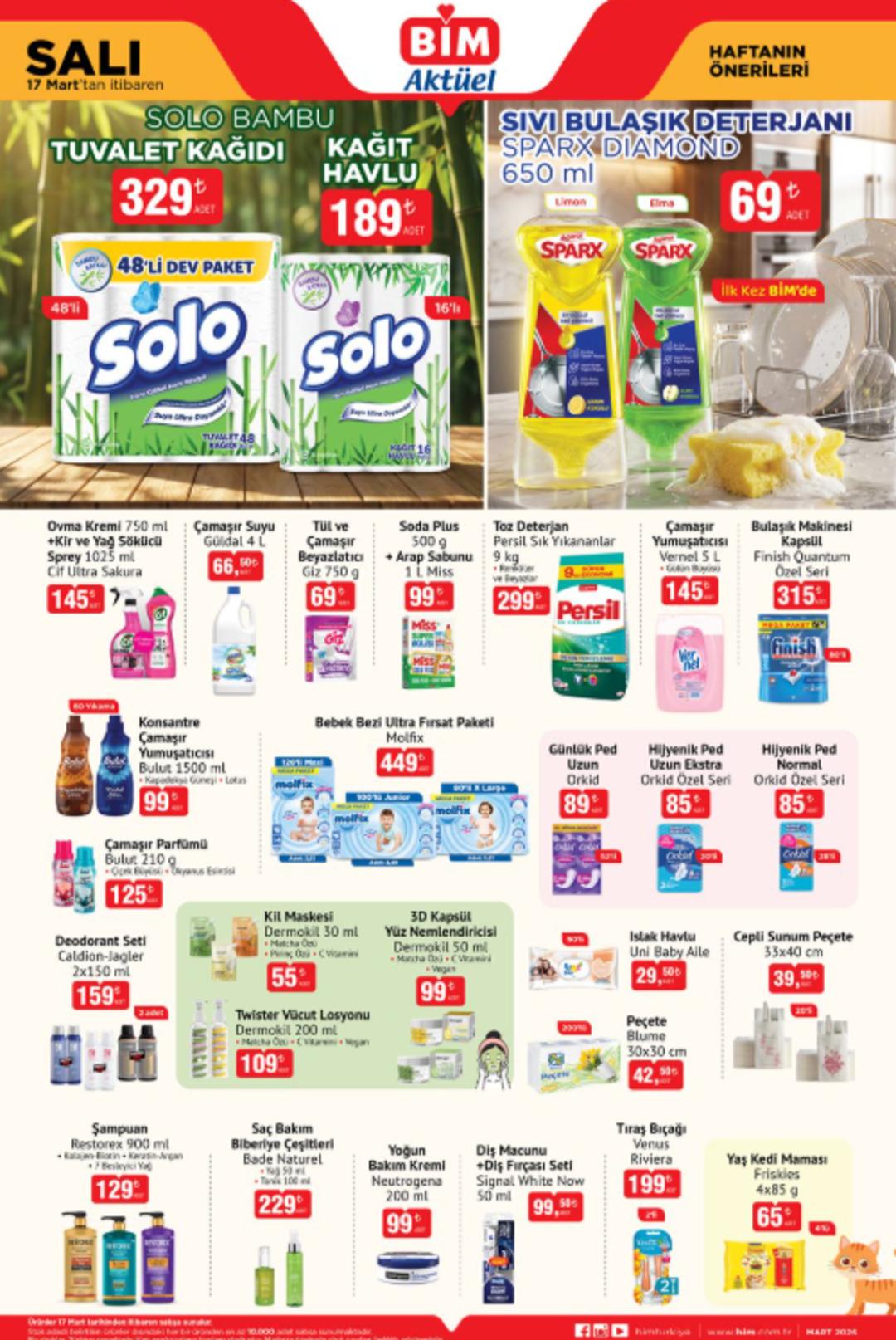 17 Mart 2026 BİM Aktüel haftanın önerileri kataloğu yayınlandı!  3