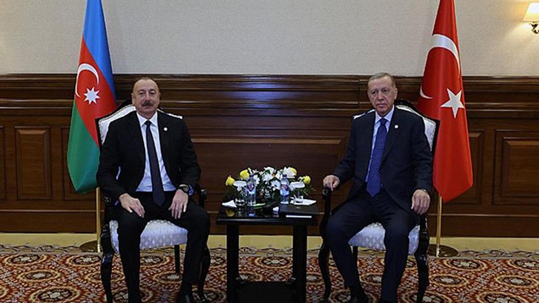 Cumhurbaşkanı Erdoğan, Azerbaycan Cumhurbaşkanı Aliyev ile telefonda g&ouml;r&uuml;şt&uuml; 1