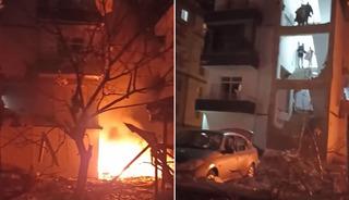 Niğde&rsquo;de apartmanda doğal gaz patlaması: 12 kişi yaralandı