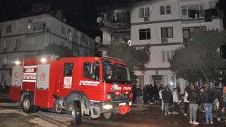 Ödemiş'te annesini hastaneye götüren kişinin evinde çıkan yangında hasar oluştu