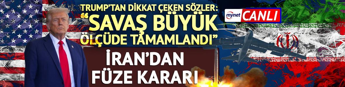 Trump: "Savaşın b&uuml;y&uuml;k &ouml;l&ccedil;&uuml;de tamamlandığını d&uuml;ş&uuml;n&uuml;yorum"