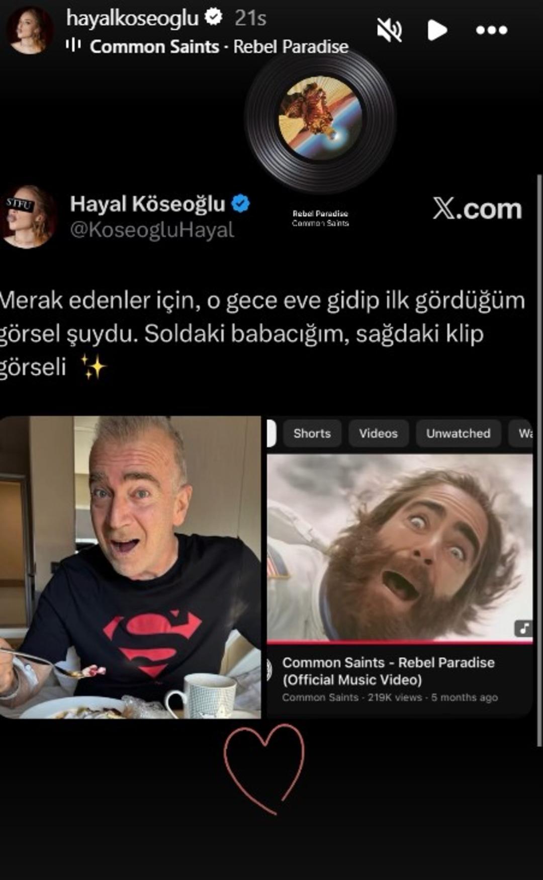 &Ouml;len babasından işaret istedi! Hayal K&ouml;seoğlu ilk kez paylaştı:  O gece eve gidip g&ouml;rd&uuml;ğ&uuml;m...  3