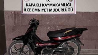 Kapaklı’da çalınan motosiklet bulundu