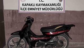 Kapaklı&rsquo;da &ccedil;alınan motosiklet bulundu
