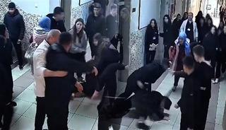 Milli halterci, okula gelip &ouml;ğrencileri darbetti!