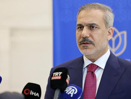 Bakan Fidan İranlı mevkidaşıyla g&ouml;r&uuml;şt&uuml;! 'Hava sahasının ihlali kabul edilemez'