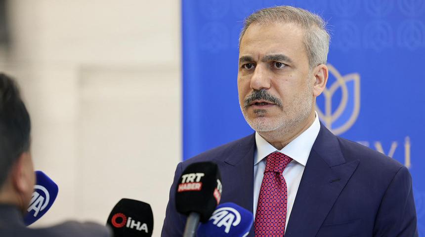 Bakan Fidan İranlı mevkidaşıyla g&ouml;r&uuml;şt&uuml;! 'Hava sahasının ihlali kabul edilemez'