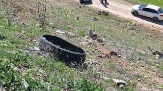 Otomobil uçuruma yuvarlandı, sürücüyü itfaiye kurtardı